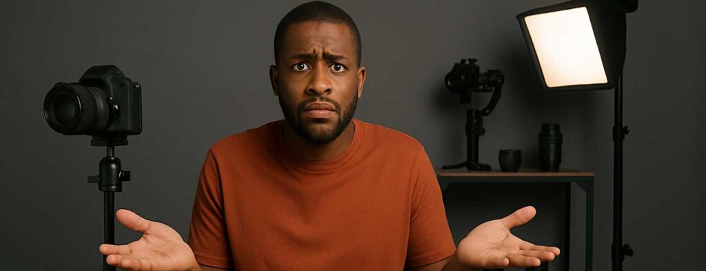 choose between tripod, gimbal, or handheld shooting 